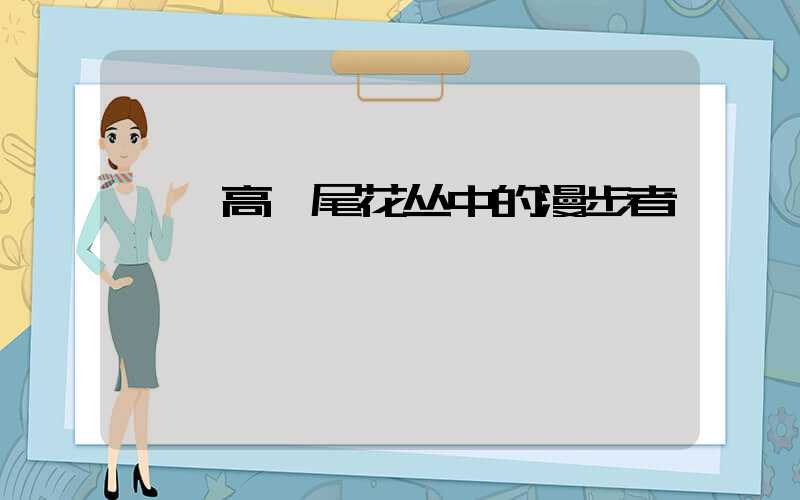 《梵高鸢尾花丛中的漫步者》