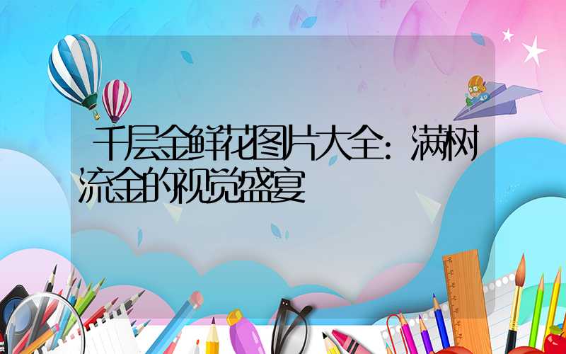 千层金鲜花图片大全:满树流金的视觉盛宴