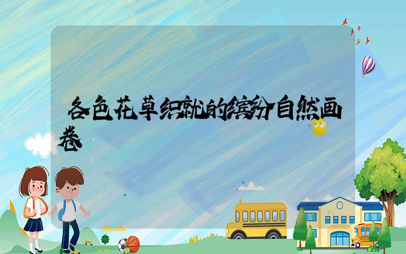 各色花草织就的缤纷自然画卷