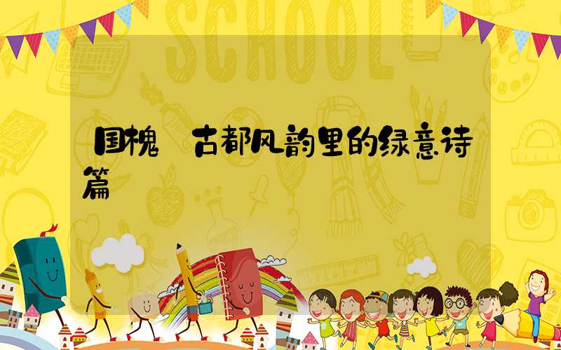 国槐:古都风韵里的绿意诗篇