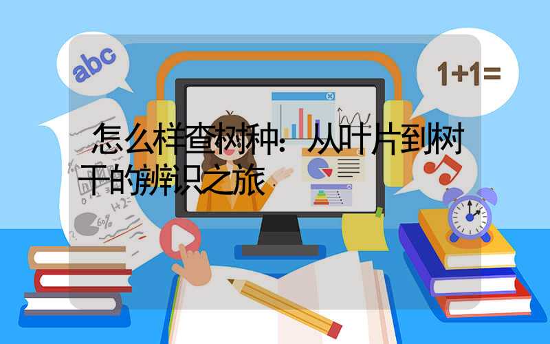 怎么样查树种：从叶片到树干的辨识之旅