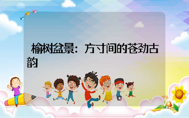 榆树盆景：方寸间的苍劲古韵