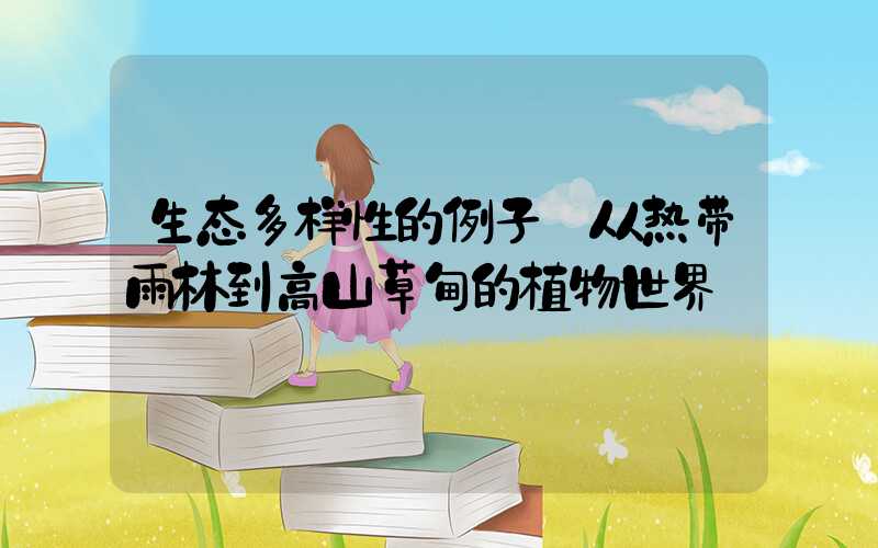 生态多样性的例子:从热带雨林到高山草甸的植物世界