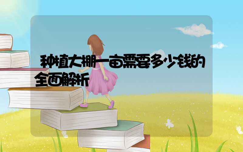 种植大棚一亩需要多少钱的全面解析