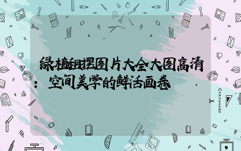 绿植租摆图片大全大图高清：空间美学的鲜活画卷