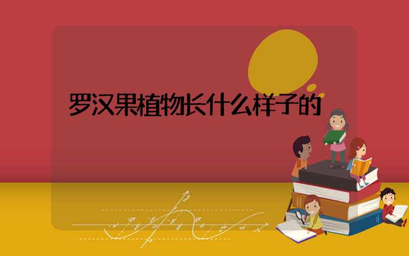 罗汉果植物长什么样子的