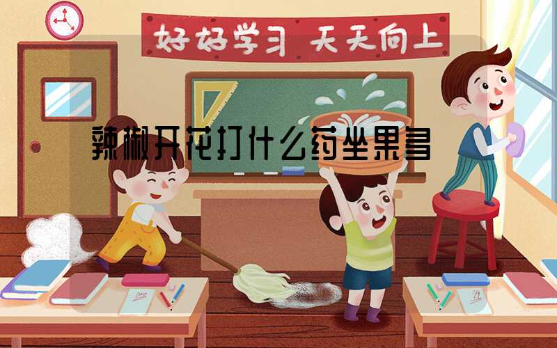 辣椒开花打什么药坐果多