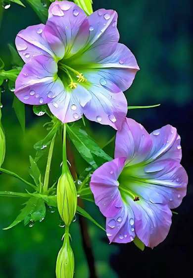 喇叭花什么季节开颜色 牵牛花什么季节开