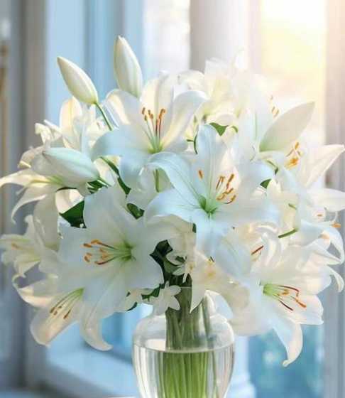 为什么百合只开一次花 一株百合花可以开几次花