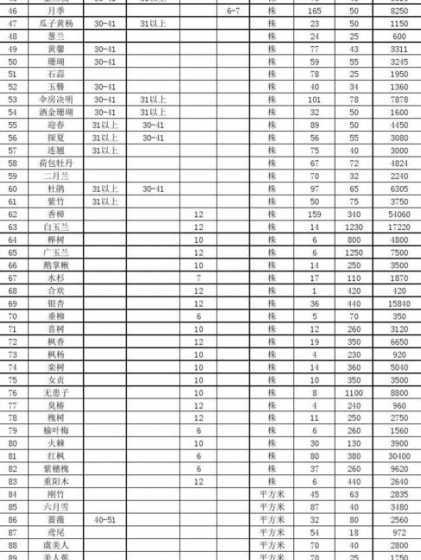 一亩地种树苗需要多少 速生桉100亩收入多少