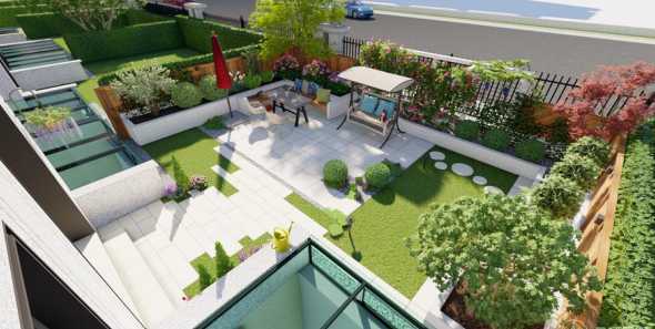 楼房如何打造私家花园 私家小花园植物花草如何搭配