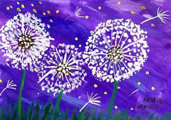 蒲公英的花怎么画油画 描写送花的句子,送花应该怎么说才更好