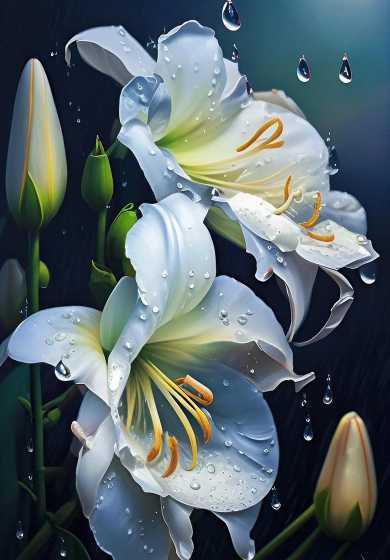 百合花朵为什么有积水 百合花为什么会发蔫