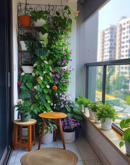 室内阳台墙上怎么挂花 阳台装修怎样把花盆挂在墙壁上
